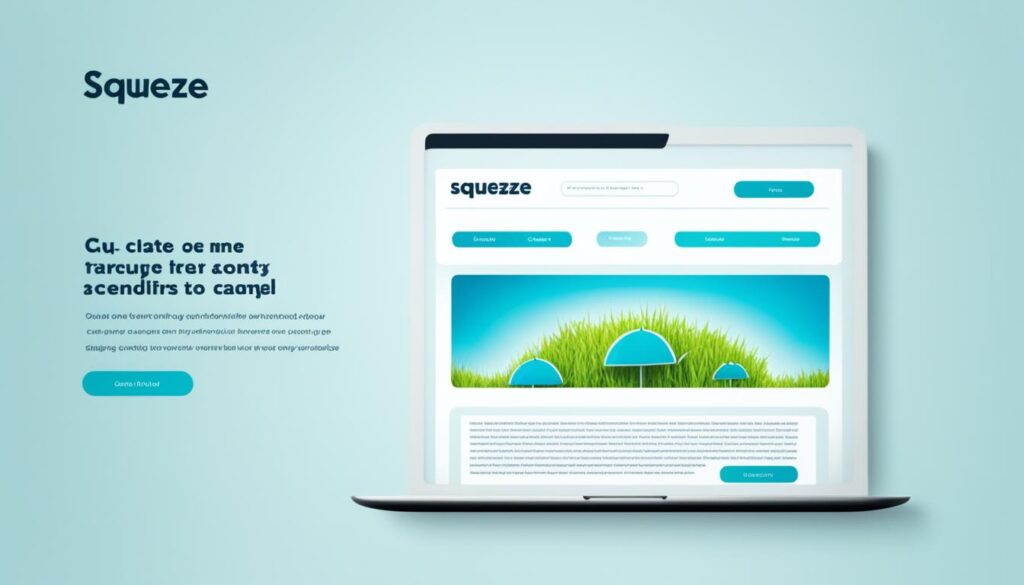 squeeze page